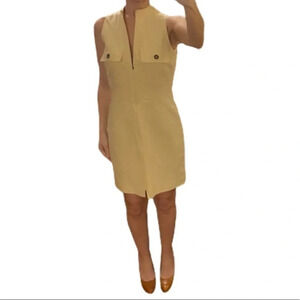 Laundry‎ Linen Silk Yellow Dress​